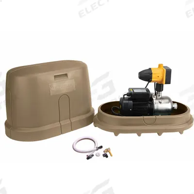 BUSHMAN Harvesting Pump Kit: Black, Mocha, 115V, 1 hp Horsepower - Rain Harvesting Pumps and Kits