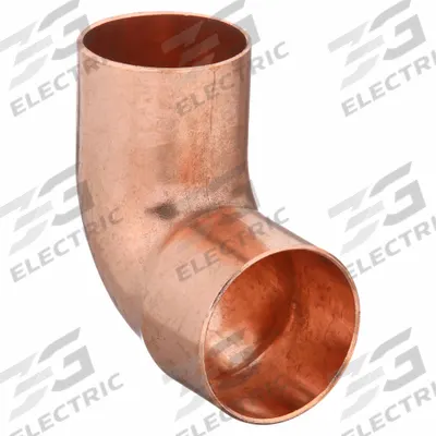 NIBCO Sweat Fitting Elbow: 2 1/2 in CTS x 2 1/2 in CTS, FTG x FTG, Wrot Copper (MPN 6072-21/2) - Wrot Copper Tube Fittings