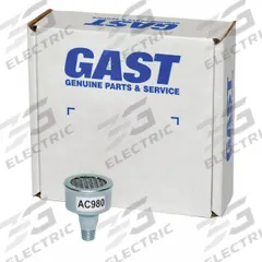 GAST Muff . Asm/A.M. Ac980: Mfr Part # AC980, Muffler Assembly. Key specifications — attr948908: AC980; attr948910: 33K680; attr948911: 2AM-NRV-90; attr948916: Muffler Assembly.