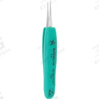 EXCELTA Tweezers: Stainless Steel, Point, Straight Tip (MPN 3C-SA-PI-ET). Key specifications — attr1002355: Stainless Steel; attr1002345: EXCELTA; attr1002348: Stainless Steel; attr1002358: Smooth; attr1002361: 3C-SA; attr1024781: Ergonomic.