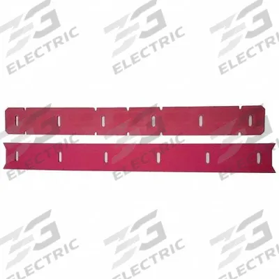 TORNADO Squeegee Set: Rubber, 18 in Overall Lg, 1 in Overall Wd, Red - Replacement Squeegee Blades for Floor Cleaning Machines