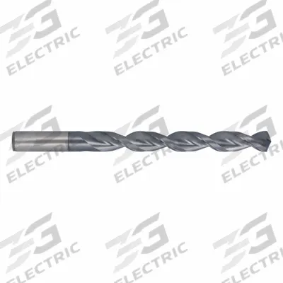 CLEVELAND Jobber Length Drill Bit: #18, 135° Split Point, TiCN-Coated Cobalt - Cobalt Jobber-Length Drill Bits for Deep Hole-Drilling