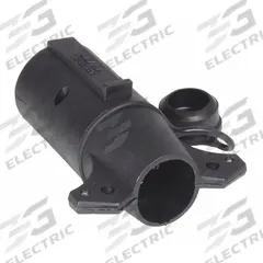 HOPKINS TOWING SOLUTIONS Trailer Adapter: 7-Way Blade, 6-Way Round, Plastic, 2 1/4 in Overall Lg (MPN 47555)