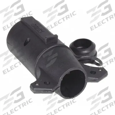 HOPKINS TOWING SOLUTIONS Trailer Adapter: 7-Way Blade, 6-Way Round, Plastic, 2 1/4 in Overall Lg (MPN 47555) - Fleet and Vehicle Maintenance