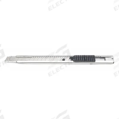 WESTWARD Snap-Off Utility Knife: 5 in Overall Lg, Plain, 13 Segments, 1 Blades Stored - 9mm Blade Snap-Off Knives