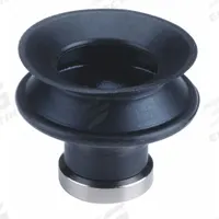SMC Vacuum Pad: Bellows, w/o Adapter, 25 mm Pad Dia, NBR, Black, 50A, 24 mm Pad Ht (MPN ZP25BN). Key specifications — attr1019101: ZP25BN; attr1019103: SMC; attr1019107: 50A.