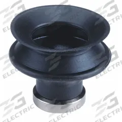 SMC Vacuum Pad: Bellows, w/o Adapter, 25 mm Pad Dia, NBR, Black, 50A, 24 mm Pad Ht (MPN ZP25BN). Key specifications — attr1019101: ZP25BN; attr1019103: SMC; attr1019107: 50A.