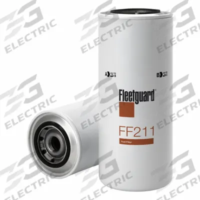 FLEETGUARD Automotive Fuel Filter: 17 5/8 in Overall Lg, 4 1/4 in Outside Dia, Diesel Fuel - Spin-On Fuel Filters