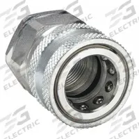 SNAP-TITE Hydraulic Quick Connect Hose Coupling: 1 1/4 in, Steel, 14.38 lpm Max. Flow Rate, Nitrile (MPN PHC20-20F). Key specifications — Thread Size: 1-1/4"-11-1/2; Seal Material: Nitrile; Brand: SNAP-TITE.