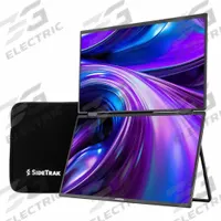 LUXOR Portable Monitor: 15.6 in Diagonal Screen Size, 8 1/2 in Dp, 1 in Ht, 14 in Wd, Black (MPN MTPF001). Key specifications — Color: Black; Brand: LUXOR; Input Type: USB-C.