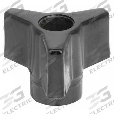 DAVIES Hand Knob: 3 Point, Thermoset, #10-32 Thread, 1.13 in Dia - 3-Arm Knobs with Threaded Through-Hole