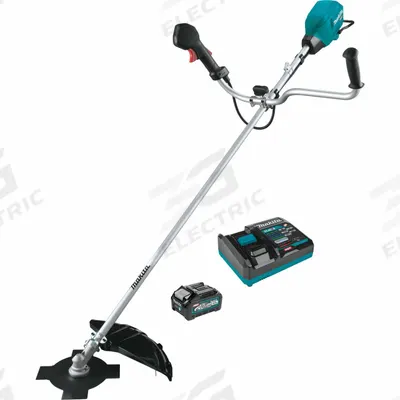 MAKITA Brush Cutter Kit: Battery Platform: XGT, 17 in Cutting Wd, 71 in Shaft Lg - Battery-Powered Brush Cutters