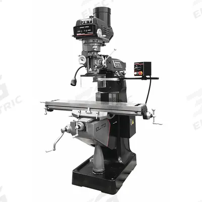 JET ELITE Vertical Milling Machine with 3-Axis CNC: ETM-949EVS, Belt Drive, 3 hp - Electronic Variable-Speed Vertical Milling Machines with 3-Axis CNC