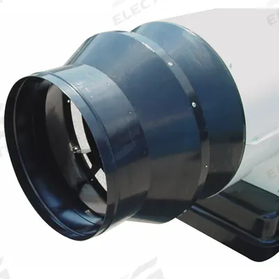 HEAT WAGON Portable Oil and Kerosene Heater Duct Adapter: Duct Adapter, 5PFX0 - Ducting for Portable Oil & Kerosene Heaters