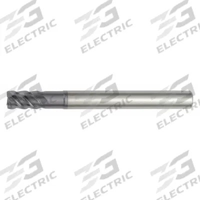 WIDIA HANITA Square End Mill: Carbide, TiAlN Coated, 4 Flute, 6 mm Mill Dia, 9 mm LOC - Reduced-Neck Carbide Square End Mills for Hardened Materials