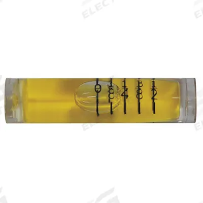 JOHNSON LEVEL Barrel Vial Level: 1 3/4 in Overall Lg, Acrylic - Replacement Vials for Box, I-Beam, & Torpedo Levels