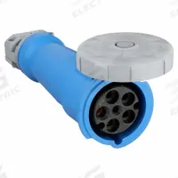 HUBBELL Pin and Sleeve Connector: Blue, 120/208V AC, Three Phase, 60 A, 4 Pole, 5 Wire (MPN HBL560C9W). Key specifications — Brand: HUBBELL.