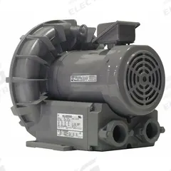 FUJI ELECTRIC Regenerative Blower: 2.7 hp, 84.7 in wc Max Op Pressure, 83 in wc Max Vacuum (MPN VFZ501A-7W). Key specifications — attr49842: Three; attr49816: FUJI ELECTRIC; attr49813: VFZ501A-7W; attr49822: 7.8/3.7 A; attr49827: Female; attr49830: NPT; attr49833: NPT; attr49845: 230/460V AC.