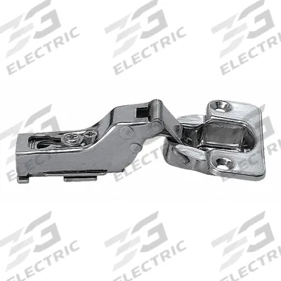LAMP Concealed Hinge: Stainless Steel, 2 1/8 in Leaf Ht, 7/8 in Leaf Wd - Full Mortise-Mount Concealed Hinges