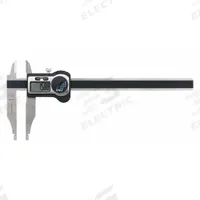 TESA BROWN & SHARPE Long Range Nib/Knife Edge Jaw Digital Caliper: 0 in to 24 in /0 mm to 600 mm (MPN 00530435). Key specifications — attr1184461: +/- 0.001 in; attr1184462: 0.0005 in/0.01 mm; attr1184471: Step; attr1184472: Nib-Style (Lower Jaw)/Knife Edge (Upper Jaw); attr1184496: TESA BROWN & SHARPE.