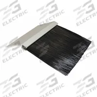 AMERICAN GARAGE DOOR SUPPLY Brush Seal: 45° Angle, Nylon, 2 in Brush Lg, 3 ft_5 ft Composite Widths (MPN BN41782-8). Key specifications — Brush Material: Nylon; Includes: Self-Drilling Fasteners; Width Type: Staggered; Brand: AMERICAN GARAGE DOOR SUPPLY.
