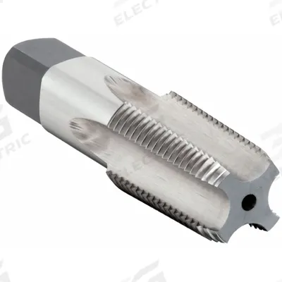 WIDIA GTD Pipe and Conduit Thread Tap: 3/8"-18 NPT/ANPT, H2, 4 Flute, Plug Chamfer - Pipe Taps for Aluminum