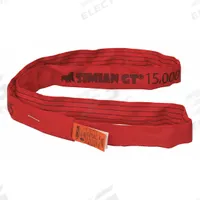 STREN-FLEX SIMIAN GT Round Sling: Type 5, Polyester, Nylon, 10 ft Sling Lg, 1 19/32 in Body Dia (MPN SFERSST5-10). Key specifications — Brand: STREN-FLEX SIMIAN GT.