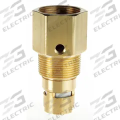 CONRADER Check Valve: In Tank, Brass, 1 1/4 in (F)NPT, 1 1/4 in (M)NPT, 500 psi Max. Pressure (MPN CTB114114). Key specifications — attr291949: 1-1/4 in (F)NPT; attr291950: 1-1/4 in (M)NPT; attr291957: Brass; attr294749: CONRADER.