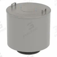 SOLBERG Filter Silencer: 12 in Flange Inlet Size, 4,700 scfm, 31 in Overall Ht, 28.5 in Outside Dia (MPN F-484P-1200F). Key specifications — attr60071: F-484P-1200F; attr60074: SOLBERG.