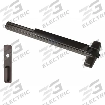VON DUPRIN Exit Device: 3 ft Max Door Wd - Rim Push Bars