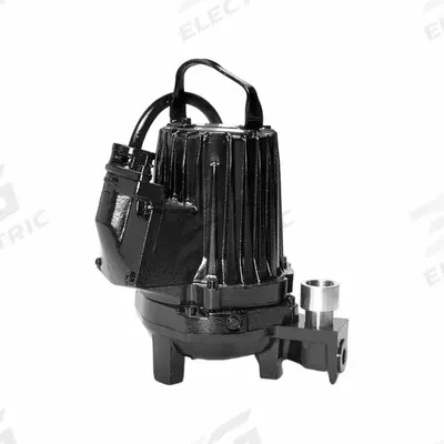 GOULDS Submersible Grinder Pumps: Three Phase, 4 hp, 230V AC, 1 1/2 in, Cast Iron - General Purpose Sewage Grinder Pumps