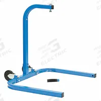 PATTERSON Pedestal Base: Pedestal Base, 35 in Lg, 32 in Wd, Steel (MPN PS BLUE). Key specifications — Includes: Instructions; Fan Accessory Finish: Powder Coated; Material: Steel; Manufacturer Part Number: PS BLUE; Brand: PATTERSON; Color: Blue.