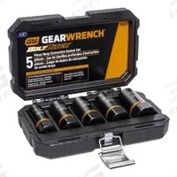 GEARWRENCH Impact Socket Set: 1/2 in Drive Size, 3/4"/19mm - 1"/25mm Socket Size Range, 5 Pieces (MPN 86070). Key specifications — attr1224264: 1/2 in; attr1224265: 3/4"/19mm - 1"/25mm; attr1204215: GEARWRENCH; attr1204209: 7/8 in.