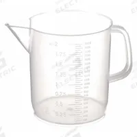 APPROVED VENDOR Beaker: Low Form with Handle, Molded Graduation, Polypropylene, Translucent (MPN 326495-2000). Key specifications — Clarity: Translucent; Graduation Style: Molded; Body Color: Colorless; Brand: APPROVED VENDOR; Product Type: Beaker; Includes Graduations: Yes.