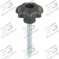 KIPP Hand Knob: 7 Point, Plastic w/ Steel Thread, M6 Thread, 45 mm Thread Lg, 32 mm Dia (MPN K0155.4061X45). Key specifications — Brand: KIPP.