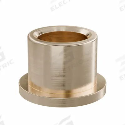 OILITE Flanged Sleeve Bearing: Bronze, SAE 841, 5/8 in Bore, 7/8 in OD, 3/4 in Lg - Lubricated General Purpose Metallic Flanged Sleeve Bearings
