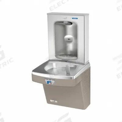 OASIS Drinking Fountain with Bottle Filler: On-Wall, 8 gph @ 50°F, Touchless Sensor - On-Wall Single Drinking Fountains with Bottle Fillers