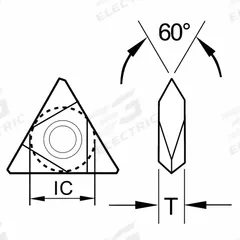 ULTRA-DEX USA Triangle Turning Insert: TNMC-43NV .010 (MPN 913-000-472). Key specifications — attr257938: TNMC-43NV .010.
