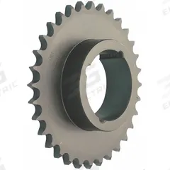 TSUBAKI Sprocket: For 40 Chain, 48 Teeth, 7.645 in Pitch Dia, 7.928 in Outside Dia, Steel (MPN 40BTL48). Key specifications — Brand: TSUBAKI; Required Bushing Series: 1610.