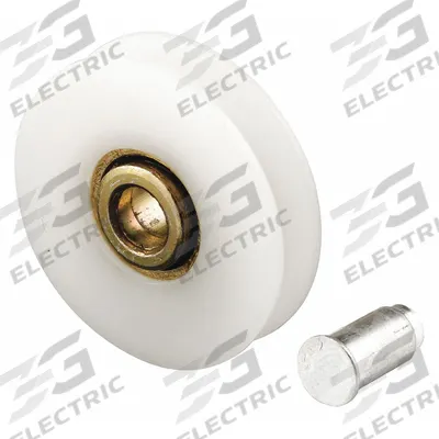 PRIME-LINE Roller: Roller, 5 7/16 in Overall Ht, 5 7/16 in Overall Lg, 3 13/16 in Overall Wd - Screen Door Hardware