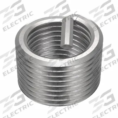 HELI-COIL Helical Insert: Tanged Tang Style, Free-Running, M14-1.25 Thread Size, Plain - Free-Running Tanged Helical Inserts