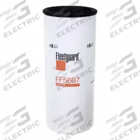 FLEETGUARD Fuel Filter: Spin-On, 9 in Overall Lg, 3 13/16 in Outside Dia, 3 1/8 in Inside Dia (MPN FF5687). Key specifications — attr434022: FLEETGUARD; attr427730: Cellulose; attr1017112: Trucks; attr1017113: Cummins Power Generation.