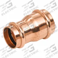 NIBCO Crimp Fitting Coupling: Straight, 1 in CTS x 3/4 in CTS size, Press-fit x Press-fit, Copper (MPN 9001500PC). Key specifications — Brand: NIBCO; Series: NIBCO® Press System® Fittings; Broad - Material for Bullet: Copper Or Bronze; Brand - Broad: NIBCO.