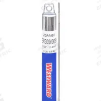 WESTWARD TIG Welding Rod: Stainless Steel, ER309Si/309LSi, 0.035 in x 36 in, 1 lb (MPN 20AN74). Key specifications — Tensile Strength (As Welded): 87 ksi; Brand: WESTWARD; Yield Strength (As Welded): 64 ksi.