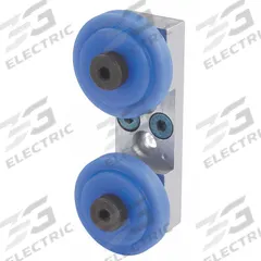 80/20 Roller Wheel Bracket Assembly: Roller, 80/20, 21 mm Carriage Ht, 80 mm Carriage Wd, Aluminum (MPN 40-2759). Key specifications — Carriage Material: Aluminum; Roller Material: Nylon; Brand: 80/20; Type: 80/20.