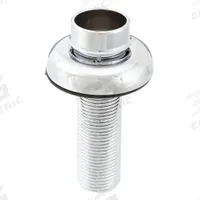 AMERICAN STANDARD Sprayer Holder: Plastic, Chrome, 3 1/2 in Overall Lg (MPN M953040-0020A). Key specifications — Brand: AMERICAN STANDARD; Color/Finish: Chrome; Includes: Escutcheon Holder and Tightening Nut; Material: Plastic; Product Type: Sprayer Holder.