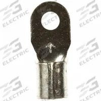 3M Ring Terminal: Bare, #4 Stud Size, 12 AWG to 10 AWG Wire Sizes, 1,000 V, Brazed Barrel & Seam (MPN M10-4R/SK). Key specifications — Brand: 3M.