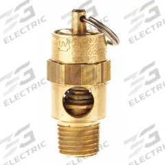 CONRADER Safety Valve: Soft Seat, 1/4 in (M)NPT Inlet (In.), 3/8 in (F)NPT Outlet (In.), Viton (MPN SRV250-1/4-SS-CE-350). Key specifications — attr291993: Soft Seat; attr291998: Stainless Steel; attr292007: Viton; attr292009: Stainless Steel; attr294753: CONRADER.
