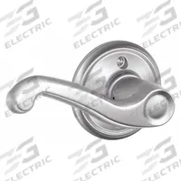 SCHLAGE Door Lockset: Dummy Lever Locksets, Chrome, ADA Compliant (MPN F170 FLA 626 LH). Key specifications — Ligature Resistance: Not Ligature-Resistant; Brand: SCHLAGE; Visual Indicator Message: No Message; Lockset Style: Flair; ADA Compliant: Yes; Finish: Satin Chromium-Plated : Brass.