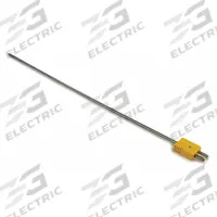 DAYTON Thermocouple Probe: -325°F to 2,280°F /-200°C to 1,250°C, Type K, Rounded Tip, 24 in Probe Lg (MPN 36GL06). Key specifications — attr1275752: 20 AWG; attr1275757: 24 in; attr1275763: ±1.1 % Below 293 °C, ±0.4 % Otherwise; attr1275765: 36GL06; attr1275769: DAYTON; attr1434700: Hose Clamp.